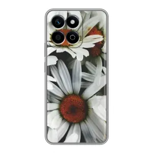 Чехол с ромашками на Huawei Honor X7c (Цветы Ромашки)
