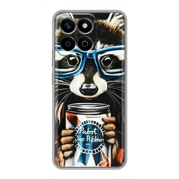 Чехол с рисунком «Енот в очках» для Huawei Honor X7c Чехол с рисунком «Енот в очках» для Huawei Honor X7c