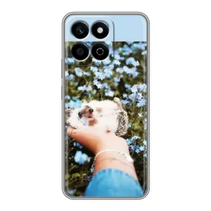 Чохли з зображенням різних тварин на Huawei Honor X7c (Їжачок в руці)