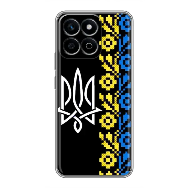 Чехол с рисунком «Герб и вышыванка» для Huawei Honor X7c