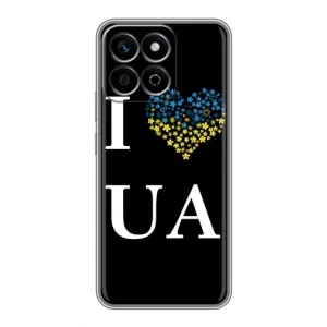 Силиконовый Чехол на Huawei Honor X7c (Я-Украина) (I Love UA)