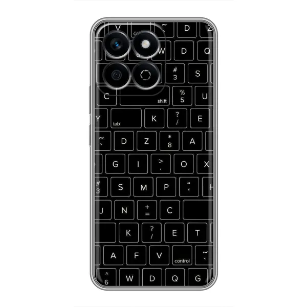 Чехол с рисунком «Клавиатура» для Huawei Honor X7c Чехол с рисунком «Клавиатура» для Huawei Honor X7c