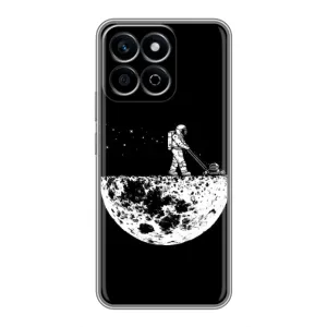 Силіконовый Чохол з принтом "Космонавти" на Huawei Honor X7c (Космонавт)