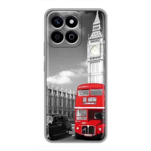 Чехол с рисунком «Красный автобус» для Huawei Honor X7c Чехол с рисунком «Красный автобус» для Huawei Honor X7c