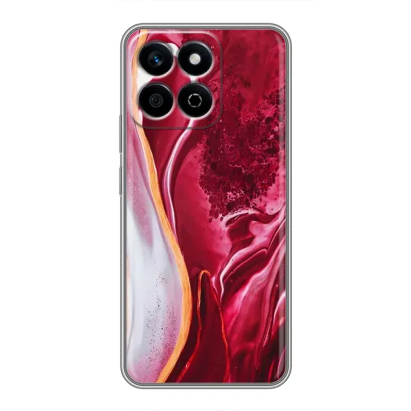 Чехол с рисунком «Красный мрамор» для Huawei Honor X7c Чехол с рисунком «Красный мрамор» для Huawei Honor X7c