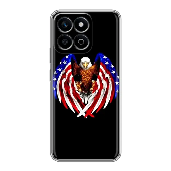 Чехол с рисунком «Крылья США» для Huawei Honor X7c Чехол с рисунком «Крылья США» для Huawei Honor X7c
