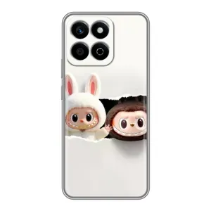 Чохол з принтом Лабубу для Huawei Honor X7c (Фігурки Labubu)