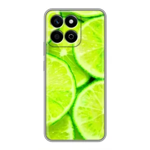 Чехол с изображением вкусной еды для Huawei Honor X7c (Лайм)