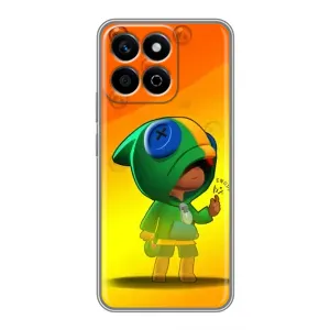 Чохол Бравл Старс для Huawei Honor X7c (LEON в кофті)