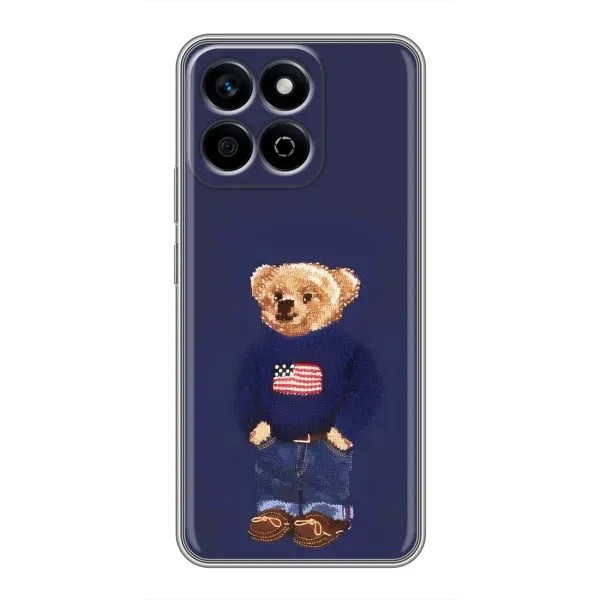 Чехол с рисунком «Мишка USA» для Huawei Honor X7c