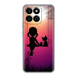 Дівчачий Чохол для Huawei Honor X7c (На гойдалці)