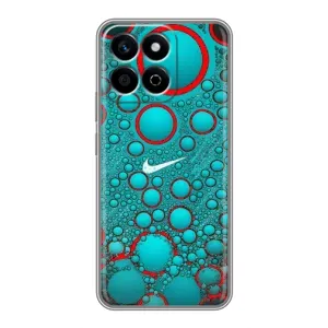 Силіконовый Чохол на Huawei Honor X7c з картинкою НАЙК (Найк зелений)