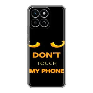 Чехол с Прикольным принтом на Huawei Honor X7c (Не трогай мой телефон)