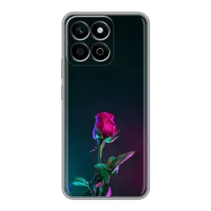 Чехлы с принтом Розочки для Huawei Honor X7c (Ночная роза)