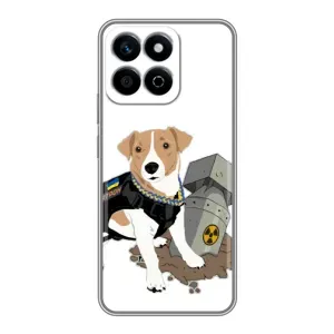 Чехол с принтом Собаки Патрон для Huawei Honor X7c (Пёс Патрон с ракетой)