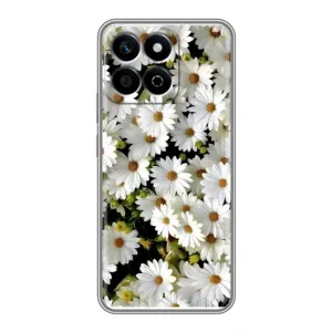 Чехол с ромашками на Huawei Honor X7c (Рамка в ромашках)