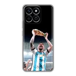 Чехлы Лео Месси Аргентина для Huawei Honor X7c (Счастливый Месси)