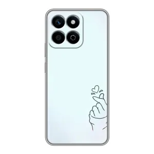 Чохол (Знак сердечка) для Huawei Honor X7c (Сердечко на блакитному)