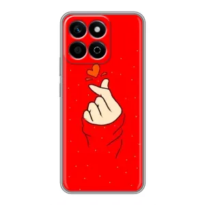 Чохол (Знак сердечка) для Huawei Honor X7c (Сердечко на червоному)