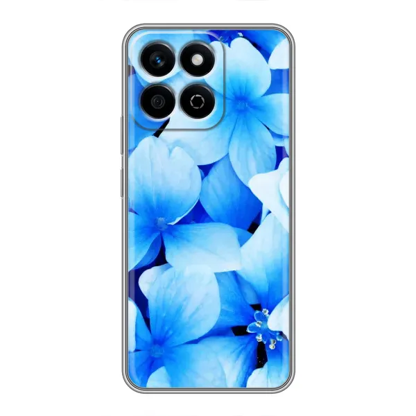 Чехол с рисунком «Синие цветы» для Huawei Honor X7c Чехол с рисунком «Синие цветы» для Huawei Honor X7c