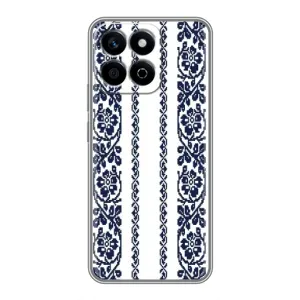 Силіконовый Чохол на Huawei Honor X7c з картинкой Вишиванки (Синя вишиванка)