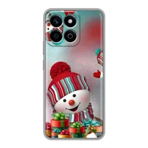 Чохли на Новий Рік Huawei Honor X7c (Сніговик в шапці)
