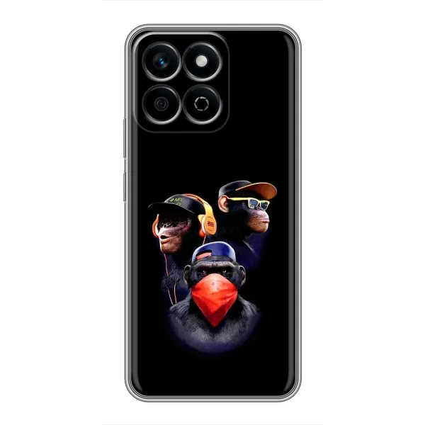 Чехол с рисунком «Три обезьяны» для Huawei Honor X7c Чехол с рисунком «Три обезьяны» для Huawei Honor X7c