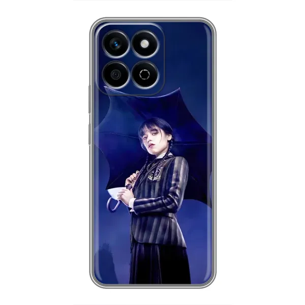 Чехол с рисунком «Уэнсдей с зонтом» для Huawei Honor X7c Чехол с рисунком «Уэнсдей с зонтом» для Huawei Honor X7c
