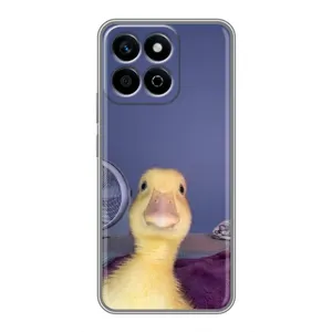 Бампер с принтом Мемы для Huawei Honor X7c (Утка)