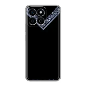 Силиконовый Чехол на Huawei Honor X7c (Воротник вышиванки)