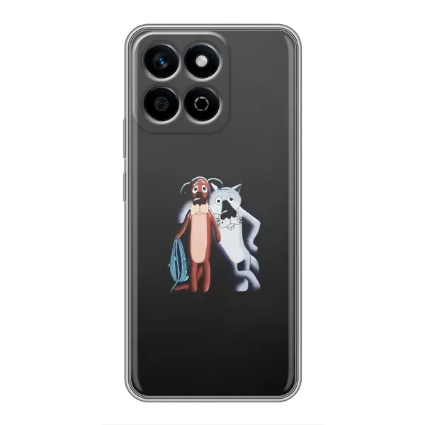 Чехол с рисунком «Шо, опять» для Huawei Honor X7c