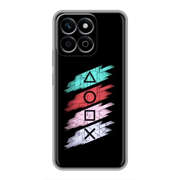 Чехол с рисунком «Значки Sony» для Huawei Honor X7c Чехол с рисунком «Значки Sony» для Huawei Honor X7c