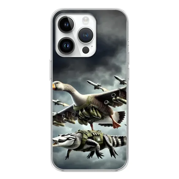 Чехол с рисунком «Гусини и крокодило» для Huawei Honor X7d Чехол с рисунком «Гусини и крокодило» для Huawei Honor X7d