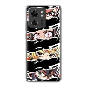 Силиконовые чехлы с глазами Anime для Хuawei Онор Х8 5Г (Глаза на чорном)