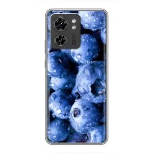 Чехол с изображением вкусной еды для Huawei Honor X8 5G (Голубика)