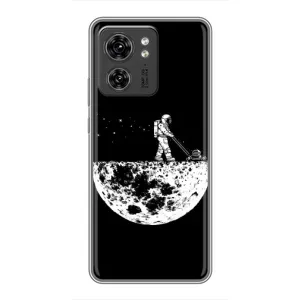 Силиконовый Чехол с принтом "Космонавты" на Huawei Honor X8 5G (Космонавт)