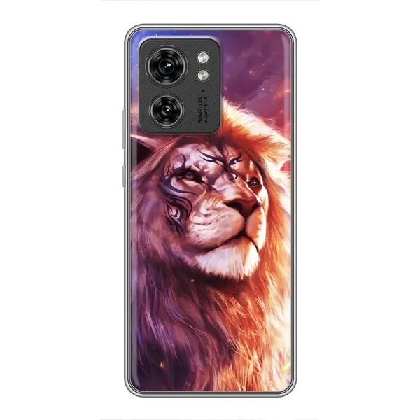 Чехол с рисунком «Красочный ЛЕВ» для Huawei Honor X8 5G Чехол с рисунком «Красочный ЛЕВ» для Huawei Honor X8 5G