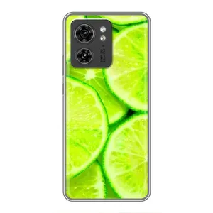 Чехол с изображением вкусной еды для Huawei Honor X8 5G (Лайм)