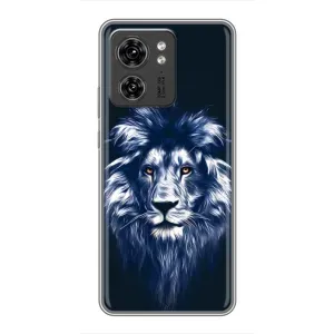 Чохол з картинкою на Huawei Honor X8 5G (Лев – синій)
