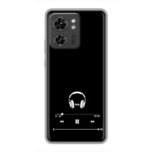 Чехол с картинками на черном фоне для Huawei Honor X8 5G (Плеер)