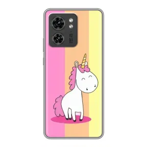 Чехол Unicorn на Huawei Honor X8 5G (Радужный Единорог)