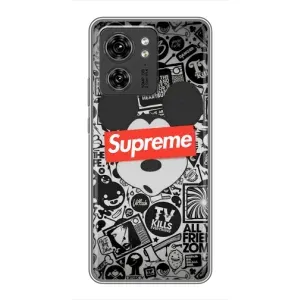 Чехол с Брендами одежды на Хuawei Онор Х8 5Г (Supreme Маус)