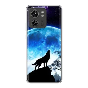 Чохол з Вовком на Huawei Honor X8 5G (Виє на місяць)
