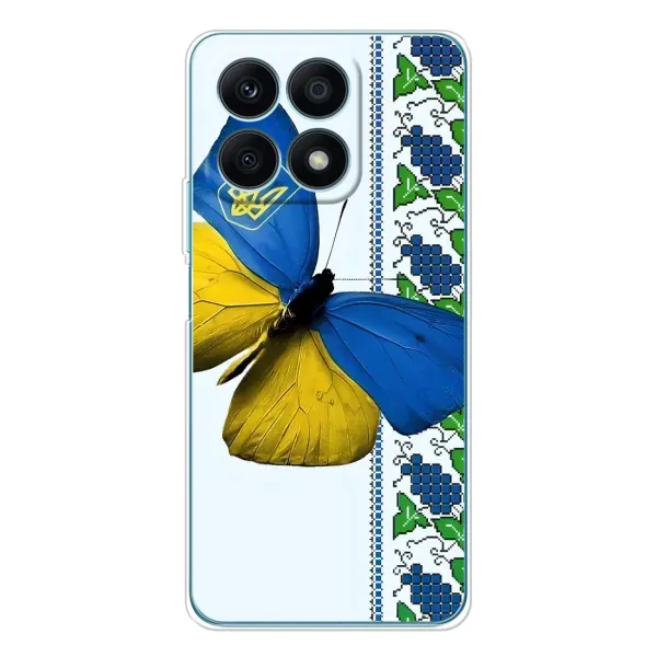 Чехол с рисунком «Бабочка» для Huawei Honor X8a Чехол с рисунком «Бабочка» для Huawei Honor X8a