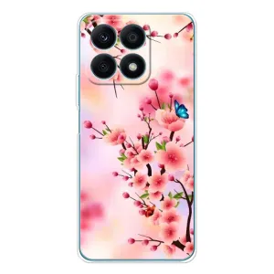 Чохол з картинкою Сакури на Huawei Honor X8a (Метелики на сакурі)