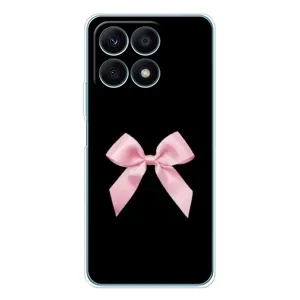 Чехол банты для Huawei Honor X8a (Бант на черном)