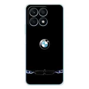 Силіконовий бампер з картинкою машини на Huawei Honor X8a (Чорний BMW)