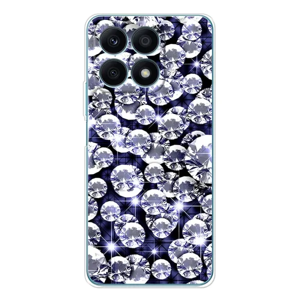 Чехол с рисунком «Бриллианты» для Huawei Honor X8a Чехол с рисунком «Бриллианты» для Huawei Honor X8a