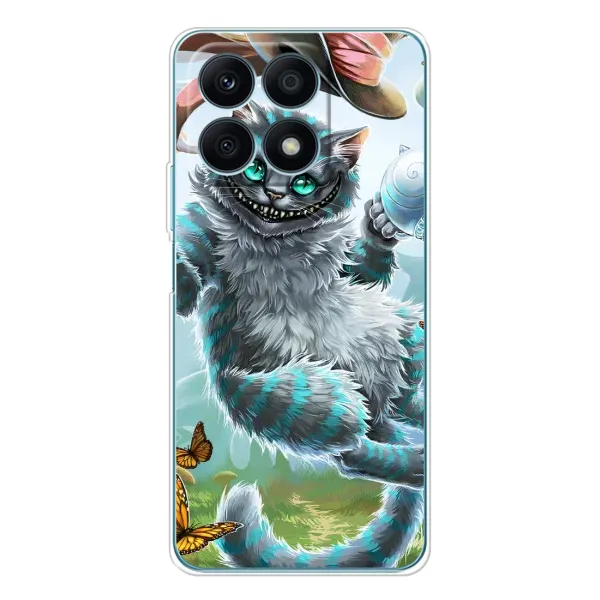 Чехол с рисунком «Чеширский  КОТИК» для Huawei Honor X8a