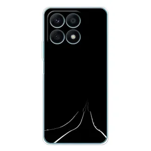 Чохол з картинками на чорному фоні для Huawei Honor X8a (Дорога)
